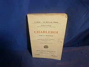 Imagen del vendedor de Charleroi notes et impressions a la venta por JLG_livres anciens et modernes