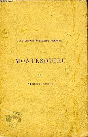 Seller image for Montesquieu - Collection Les Grands Ecrivains Francais - 6E Edition. for sale by JLG_livres anciens et modernes
