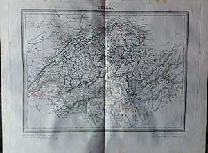 Mapa SUIZA Barcelona 1835