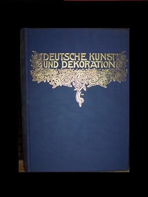 Bild des Verkufers fr Deutsche Kunst u. Dekoration. Illustrierte Monatshefte fr moderne Malerei, Plastik, Architektur, Wohnungs-Kunst u. knstlerische Frauen-Arbeiten. Hrsg. u. redig. v. A. Koch. Bd. 19-21, 25-34, 48-49, 51, 60-61, 63. zum Verkauf von Zentralantiquariat Leipzig GmbH