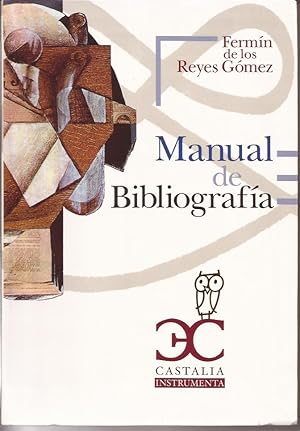 Imagen del vendedor de Manual de bibliografa a la venta por Librera Santa Brbara