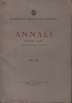 Annali / decembre 1934 -XIII