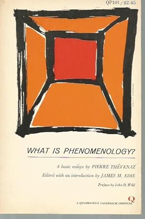 Seller image for What is Phenomenology: 4 Basic Essays for sale by Bookfeathers, LLC