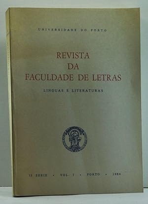 Imagen del vendedor de Linguas e Literaturas: Revista da Faculdade de Letras. II Srie, Vol. I (1984) a la venta por Cat's Cradle Books