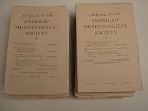 Journal of the American Musicological Society - Run of 18 volumes from Summer1986 to Spring1992 -...