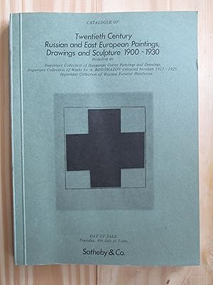 Catalogue of Twentieth Century Russian and East European Paintings, Drawings and Sculpture 1900 -...