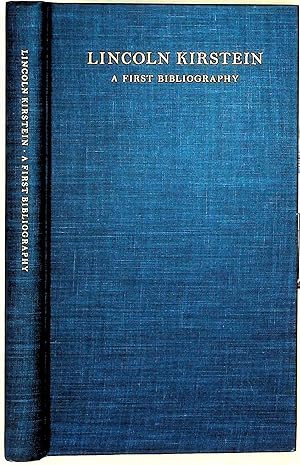Bild des Verkufers fr Lincoln Kirstein, the published writings, 1922-1977, a first bibliography zum Verkauf von The Kelmscott Bookshop, ABAA