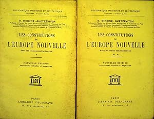 Les constitutions de l'Europe nouvelle avec les textes constitutionnels.