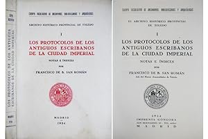 Seller image for Los Protocolos de los antiguos Escribanos de la Ciudad Imperial. Notas e ndices. for sale by Hesperia Libros
