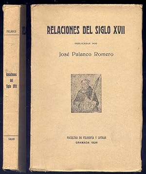 Bild des Verkufers fr Relaciones del Siglo XVII. zum Verkauf von Hesperia Libros