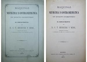 Seller image for Mquinas neumticas y contraneumticas de efecto indefinido  de compartimentos. for sale by Hesperia Libros