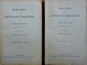 Seller image for Neues Archiv fr Schsische Geschichte und Altertumskunde. Neunundvierzigster Band - Erstes Heft und Zweites Heft. for sale by Buecherstube Eilert, Versandantiquariat