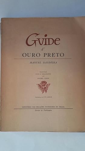 Seller image for Guide d'Ouro Preto for sale by Librera Ofisierra