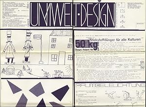 UD Unser Umwelt-Design. Journal der optischen Kultur. Monatsposter Nr. 1/6/70.