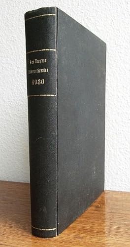 Les Marques Internationales. Trente-huitièmes année 1930. Marques Nos 67183 à 72942.