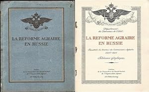 La Reforme Agraire en Russie. Resultats des travaux des Commissions Agraires 1907-1911. Tableaux ...