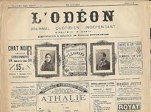L'Odeon. Journal quotidien independant. Dir. G. Casta. 14e annee - 71, 1894-12-3.