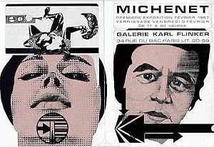 Roland Michenet: Premiere Exposition. Carton d'invitation.