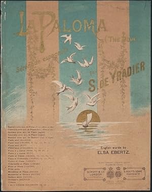 Imagen del vendedor de La Paloma (The dove). Serenade espagnole. a la venta por Antiquariat A. Suelzen