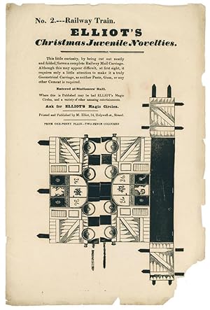 Elliot's Christmas Juvenile Novelties. No. 2. --- Railway Train.