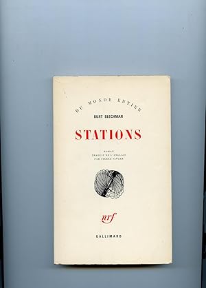 Bild des Verkufers fr STATIONS. Traduit de l'anglais par Pierre Singer zum Verkauf von Librairie CLERC