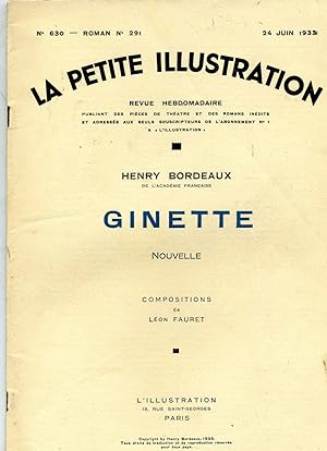 GINETTE. Nouvelle .Compositions de Léon Fauret.