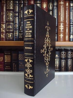 The Chief Sources of English Legal History - LEATHER BOUND EDITION