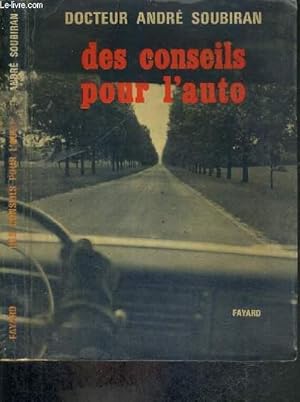 Bild des Verkufers fr DES CONSEILS POUR L'AUTO zum Verkauf von Le-Livre