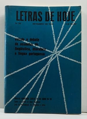 Seller image for Letras de Hoje No. 33 (Setembro de 1978) for sale by Cat's Cradle Books