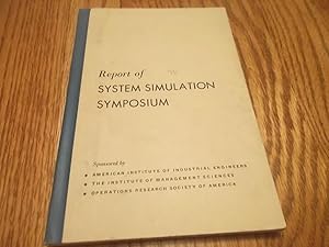 Report of System Simulation Symposium