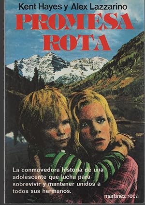 Imagen del vendedor de PROMESA ROTA. Novela de juventud. a la venta por Librera Hijazo