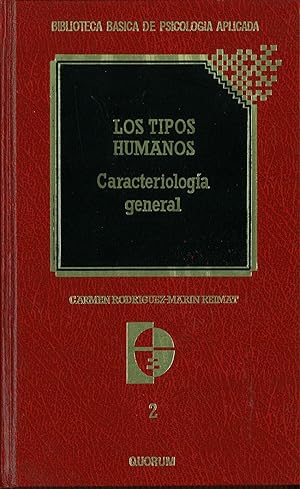 Imagen del vendedor de LOS TIPOS HUMNOS. Caracteriologia general a la venta por Librera Hijazo