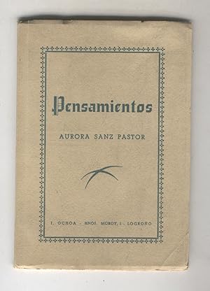 Seller image for PENSAMIENTOS. for sale by Librera Hijazo