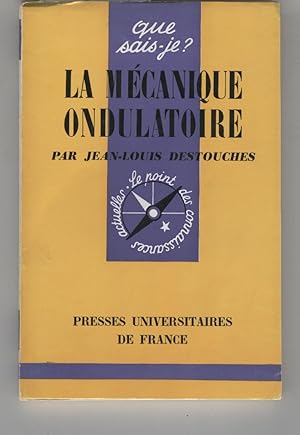 Imagen del vendedor de LA MECANIQUE ONDULATOIRE- a la venta por Librera Hijazo