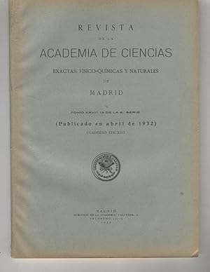 Imagen del vendedor de NECROLOGIA.EVALUACION DE LAS SUSTANCIAS QUE CONTIENEN CARBONILO.RAYOS COSMOSOLARES.CURVATURA RIEMANNIANA a la venta por Librera Hijazo