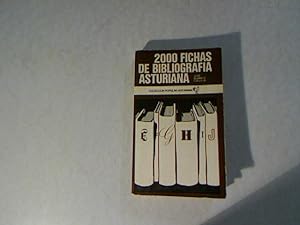 Imagen del vendedor de 2.000 fichas de bibliografia asturiana. Coleccion Popular asturiana. a la venta por Antiquariat Bookfarm