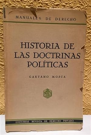 HISTORIA DE LAS DOCTRINAS POLÍTICAS