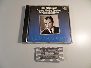 Seller image for Markevitch conducts Prokofieff, Stravinsky & Tchaikovsky [Audio-CD]. Prokofieff : "Classical" Symphony / Tchaikovsky : Ballet Suites / Stravinsky : Suite No. 2 - Valse. for sale by Druckwaren Antiquariat