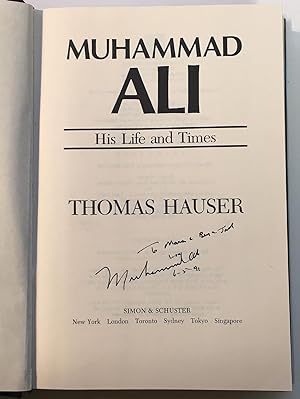 Bild des Verkufers fr Muhammad Ali: His Life and Times zum Verkauf von Argosy Book Store, ABAA, ILAB