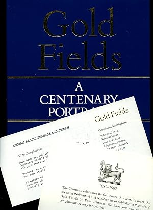Seller image for Consolidated Gold Fields: A Centenary Portrait 1887-1987 for sale by Little Stour Books PBFA Member