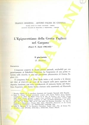L'Epigravettiano della Grotta Paglicci nel Gargano (Scavi F. Zorzi 1962-63) .