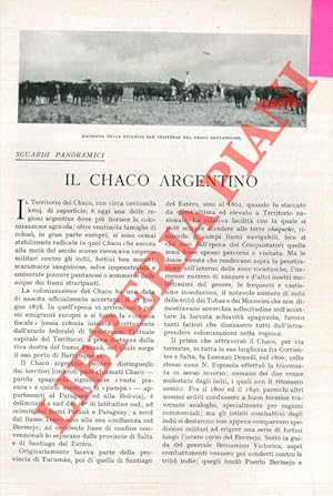 Bild des Verkufers fr Il Chaco argentino. zum Verkauf von Libreria Piani