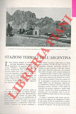 Stazioni termali dell'Argentina.