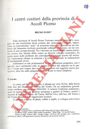 I centri costieri della provincia di Ascoli Piceno.