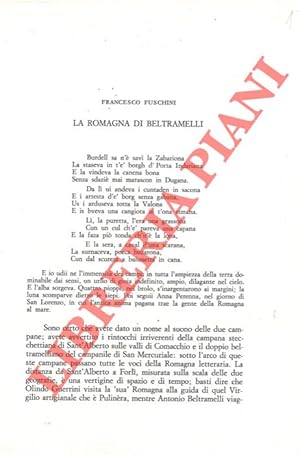 Seller image for La Romagna di Beltramelli. for sale by Libreria Piani