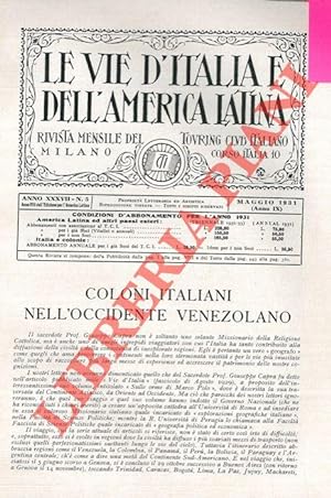 Coloni italiani nell'Occidente venezolano.