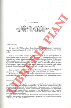Fisica e metodologia: studi newtoniani a Cesena nel '700 e nel primo '800.