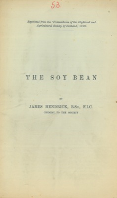 The soy bean.