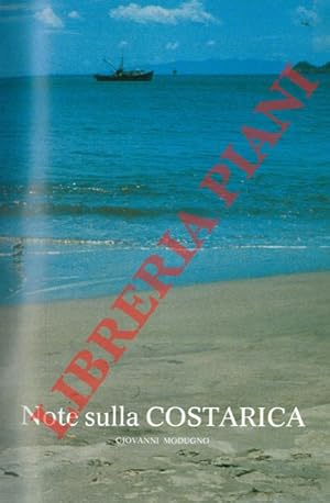 Bild des Verkufers fr Note sulla Costarica. zum Verkauf von Libreria Piani