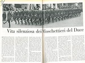 Bild des Verkufers fr Vita silenziosa dei Moschettieri del Duce. zum Verkauf von Libreria Piani